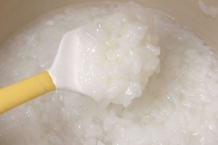 ルクルーゼでおかゆ 離乳食9 11ヶ月 レシピ 作り方 By なおなお14 クックパッド 簡単おいしいみんなのレシピが360万品