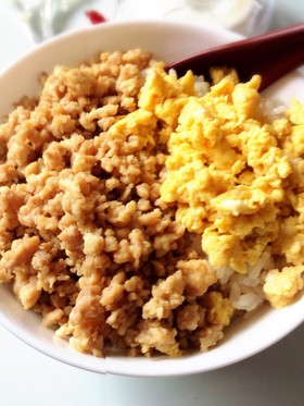 簡単!鶏そぼろ丼!