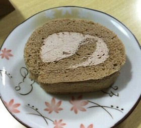 簡単◆チョコロールケーキ
