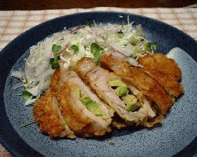 アボガドのとんかつ