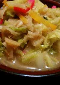 味の素鍋キューブ白湯で切干大根簡単煮
