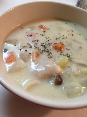 簡単‼︎手間なし‼︎米粉で豆乳シチュー♡