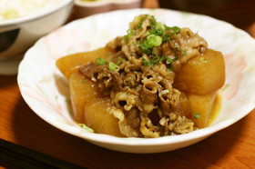 とろとろ大根と牛肉の薬膳風甘酢煮