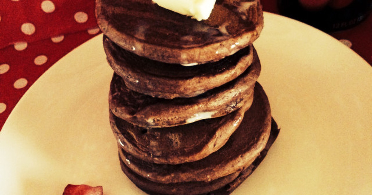Cocoa tower pancake by かもらんど 【クックパッド】 簡単おいしいみんなのレシピが316万品 Cocoa tower pancake by かもらんど