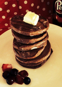 Cocoa tower pancake