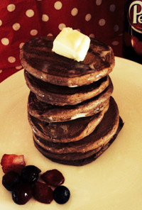 Cocoa tower pancake