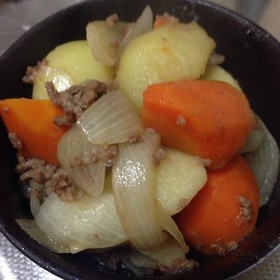 簡単★おでんのダシ汁リサイクル②肉じゃが