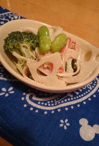 レンコンと枝豆 ７プレサラダ