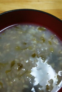 小豆と玄米の七草粥