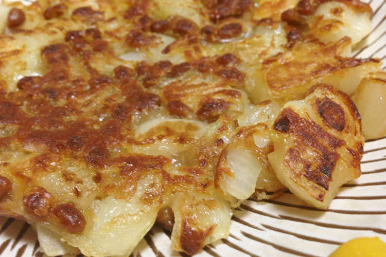 納豆と玉ねぎのフライパン焼き レシピ 作り方 By あんぶらっせ クックパッド 簡単おいしいみんなのレシピが352万品