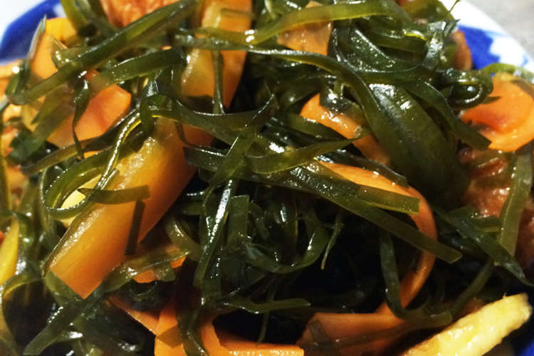 すき昆布の炒め物 レシピ 作り方 By ヴィヴィ128 クックパッド