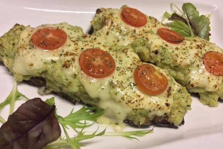 茄子のアボカドマヨエビチーズ焼き レシピ 作り方 By 悠木はるか クックパッド 簡単おいしいみんなのレシピが360万品
