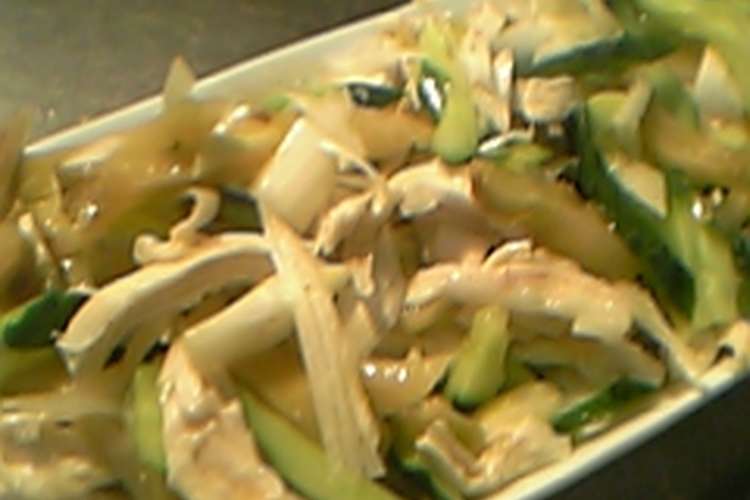 デパ地下の味 ザーサイと蒸し鶏のサラダ レシピ 作り方 By あきま クックパッド