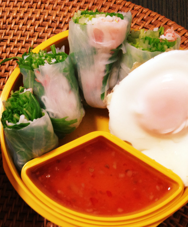 ベトナム料理 生春巻き弁当の画像
