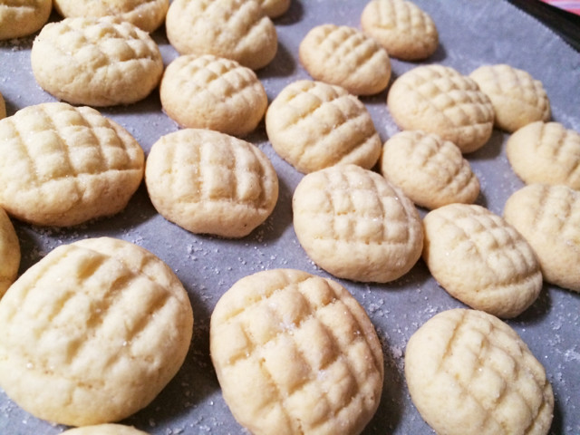 可愛い♡ミニメロンパン風クッキー☆の画像