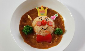 ☆1歳誕生日☆ アンパンマンカレー