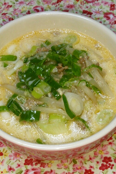 簡単美味しい♪豆乳春雨スープの写真