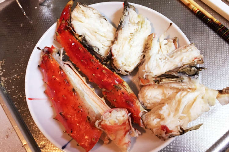フライパンで生タラバガニの脚を蒸す レシピ 作り方 By Shun1965 クックパッド 簡単おいしいみんなのレシピが353万品