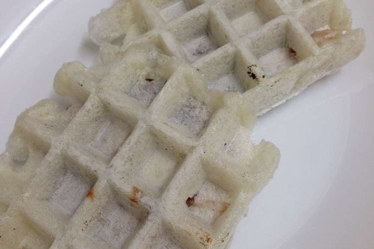 お正月の残り餅消費に あんこモッフル レシピ 作り方 By Yuzu クックパッド 簡単おいしいみんなのレシピが360万品