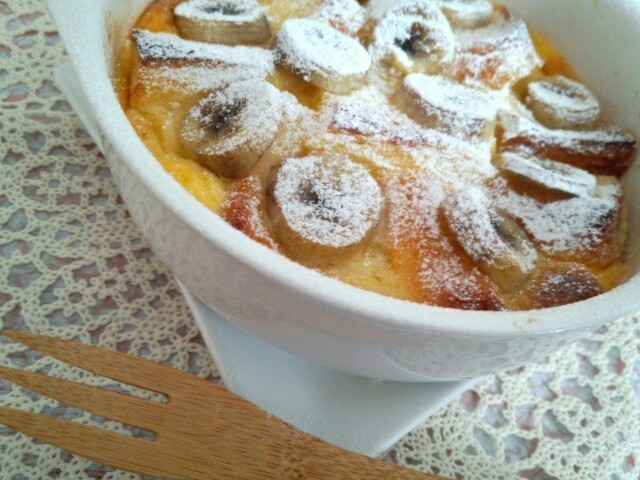 バナナプディングのレシピ