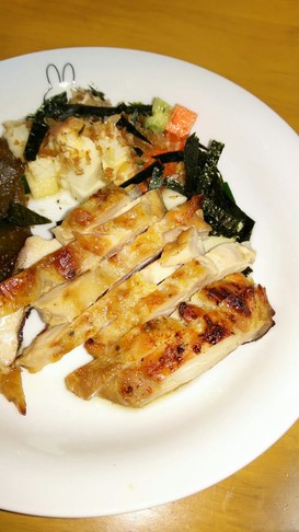 簡単!鶏もも味噌漬け焼き♪魚焼きグリルで