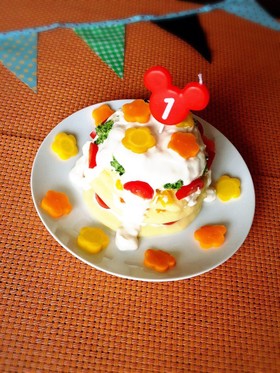 アレルギー対応ファーストバースデーケーキ