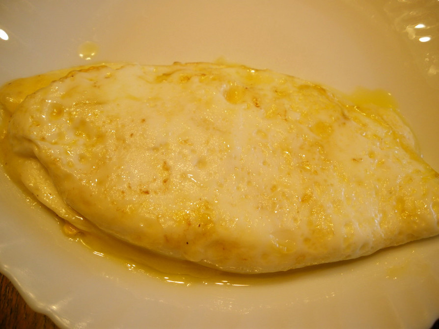 おひとりさまの卵白消費チーズオムレツの画像