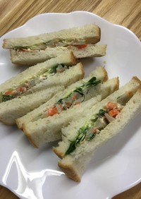 リメイク・ごぼうサラダのサンドイッチ