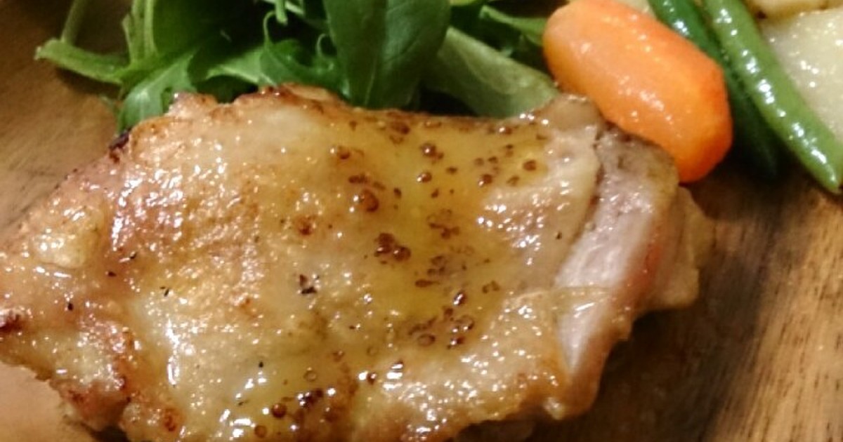 グリルチキンのハニーバルサミコドレッシング添え レシピ
