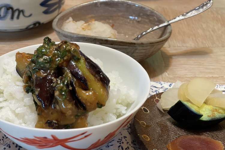 簡単ランチ ナスの甘味噌丼 レシピ 作り方 By ナピト クックパッド 簡単おいしいみんなのレシピが354万品