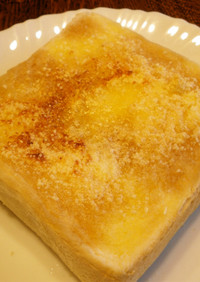 おひとりさまのメープル粉チトースト