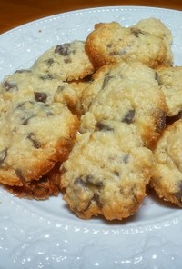 ココナッツチョコチップのドロップクッキー