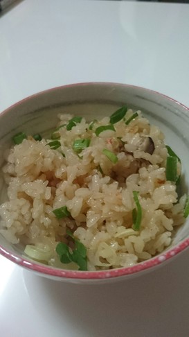 カニ缶の炊き込みご飯