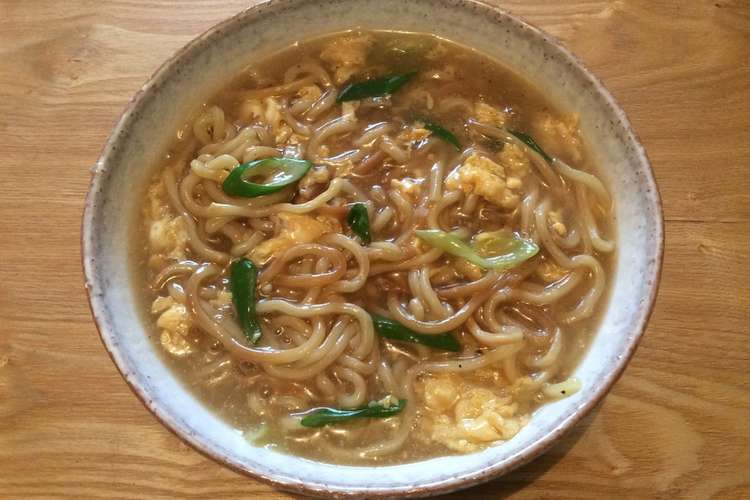 卵あんかけ中華そば レシピ 作り方 By ドタバタむさし クックパッド 簡単おいしいみんなのレシピが356万品