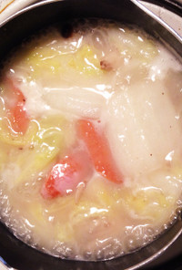 けみアミ美夕の白菜キノコのクリームスープ