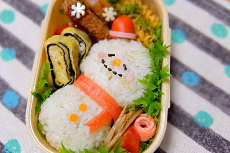 幼稚園 お弁当 雪だるま 簡単 レシピ 作り方 By Ko Machi クックパッド