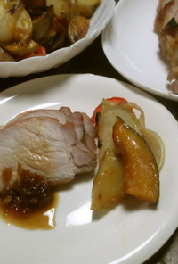 豚塊肉のオーブン焼き