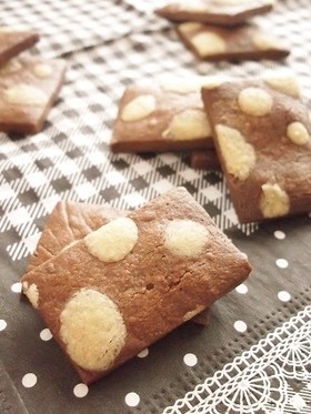 バレンタインに♪水玉チョコクッキー