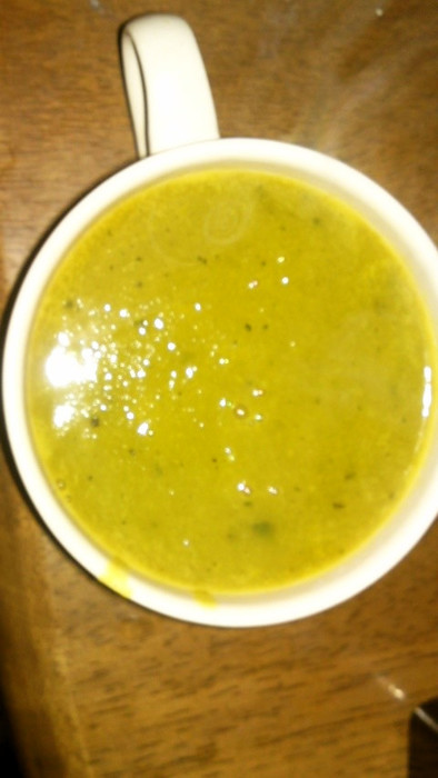 アンチエイジング。南瓜と玉葱の減塩スープの写真