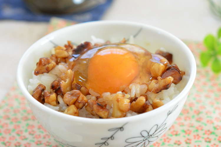 胡桃と愛情たっぷり 我が家の卵かけご飯 レシピ 作り方 By さとみわ クックパッド