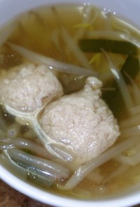 簡単鶏団子洋風スープ*:｡✡