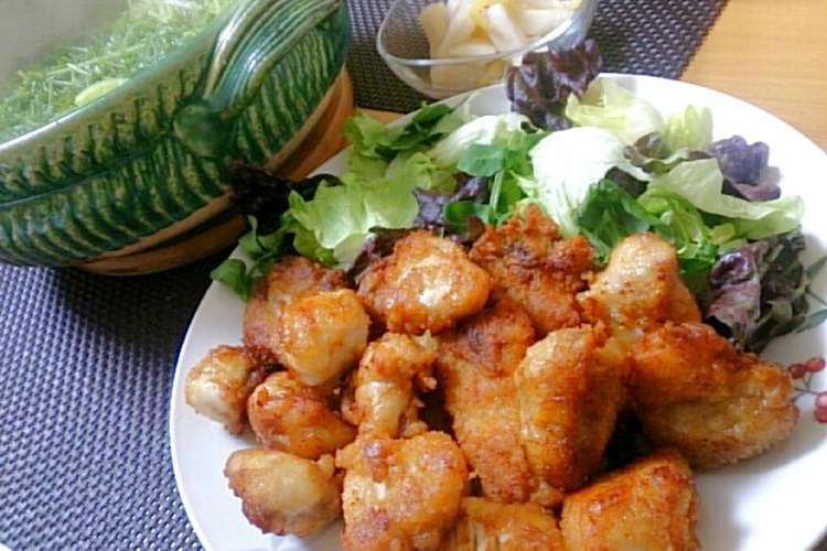 フグの唐揚げ おろしポン酢 柚子 レシピ 作り方 By ウマウマ亭 クックパッド
