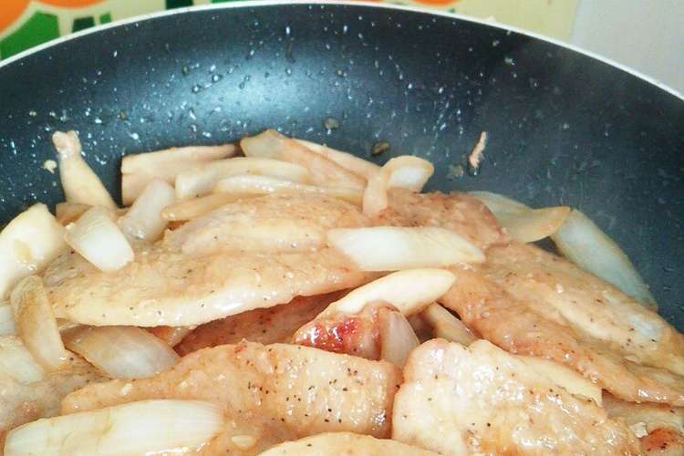 生姜焼きに飽きたら バターにんにく レシピ 作り方 By しいたんのままたん クックパッド 簡単おいしいみんなのレシピが361万品