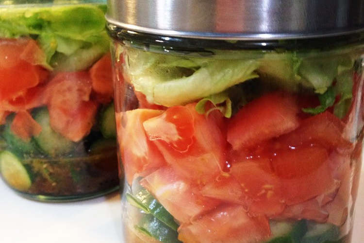 4人家族向け作り置きジャーサラダ 3回分 レシピ 作り方 By キョンタン クックパッド