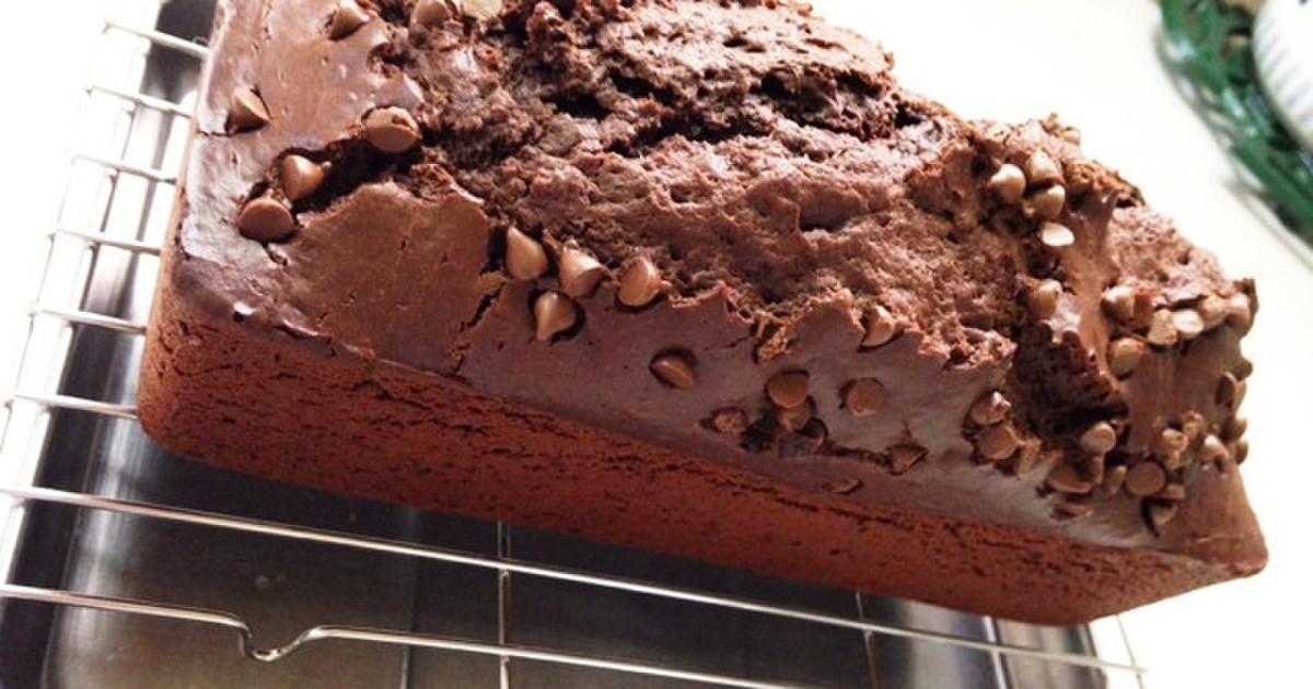 Hmで 簡単チョコパウンドケーキ レシピ 作り方 By たまちゃん クックパッド 簡単おいしいみんなのレシピが350万品
