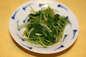 5分でできる★さっぱり水菜のからしあえ