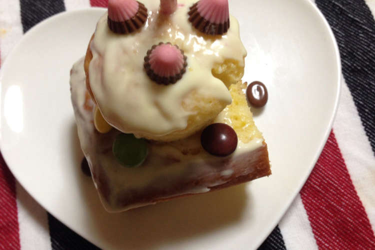 バレンタインに デコパウンドケーキ レシピ 作り方 By ももちゃん クックパッド 簡単おいしいみんなのレシピが350万品