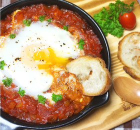 中東の朝ごはん♪シャクシュカ