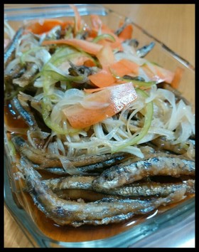 我が家の南蛮漬け。きびなご編☆