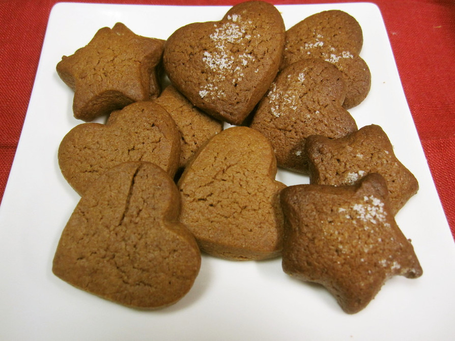 バレンタインクッキー２種類の画像